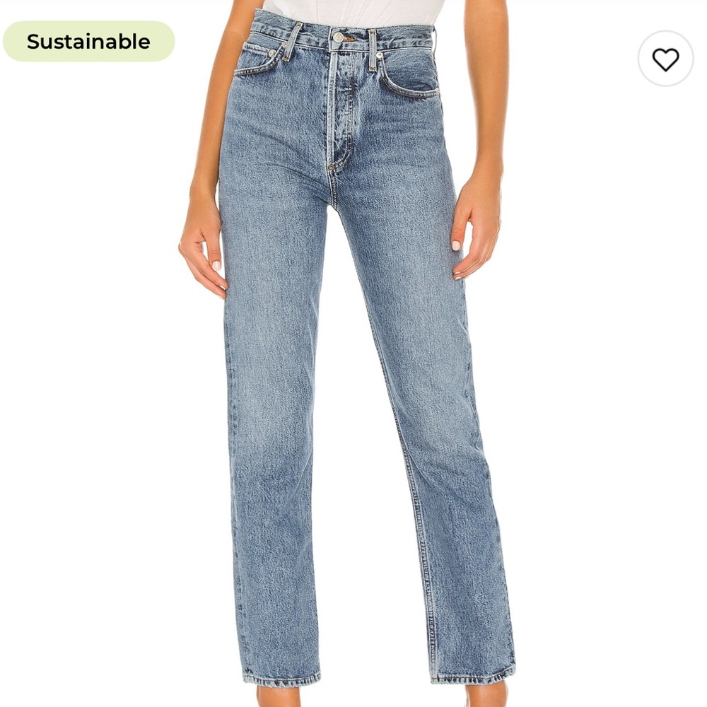 Agolde 90's Pinch Waist Jeans in Navigate
